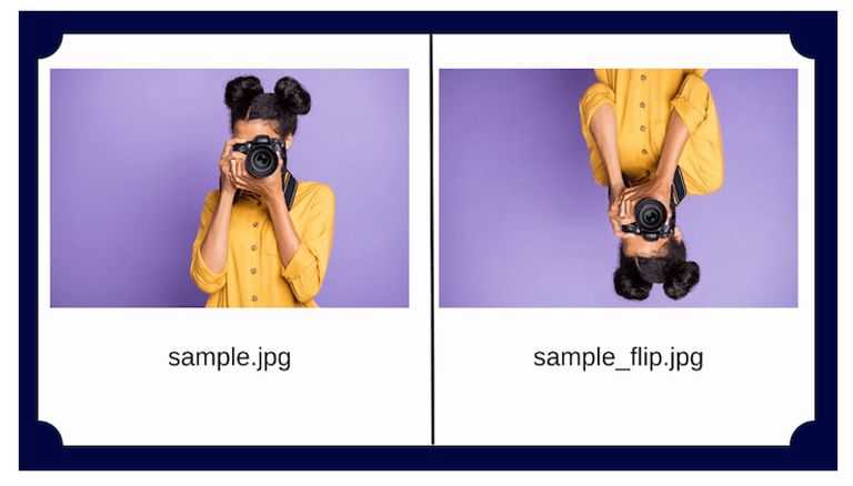 Flip and rotate images