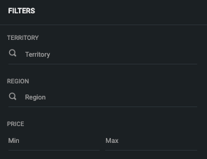 Filters on Land Market