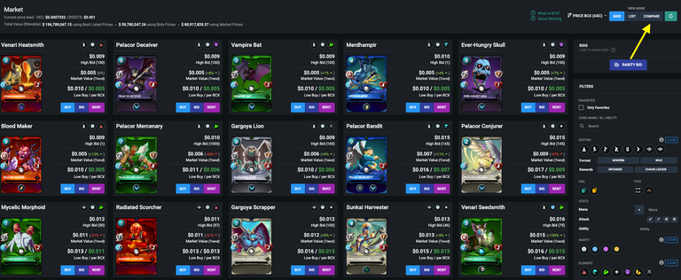 PeakMonsters Marketplace