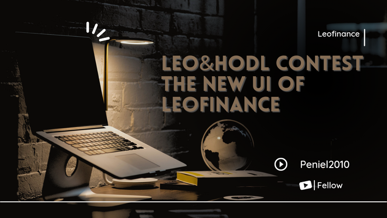 LEO&HODL Contest - The New UI of LeoFinance