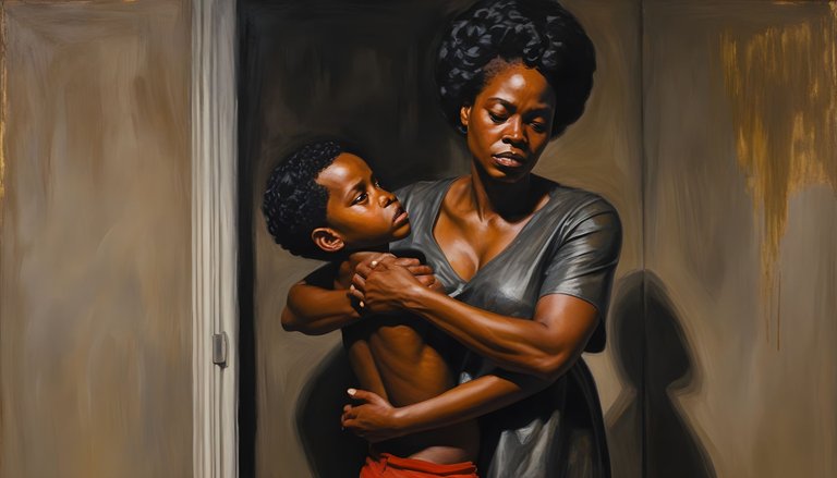a-black-woman-hold-his-son-at-the-corner-of-dark-room.png