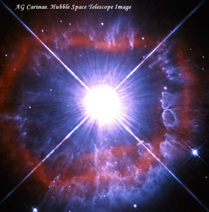 AG Carinae, Hubble Space Telescope