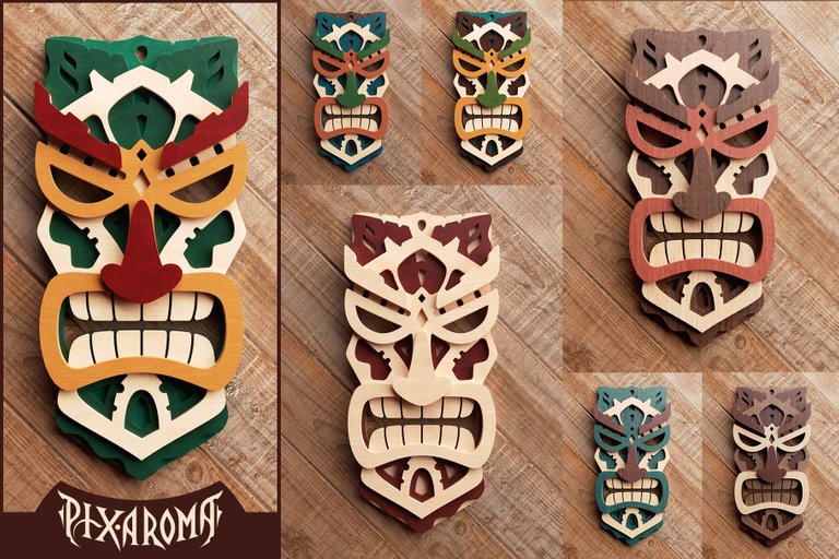 2 Tribal Mask 3D Layered SVG Cut File Preview 2.jpg