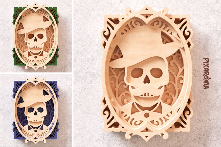 7 Skull Portrait 3D Layered SVG Cut File Preview.jpg