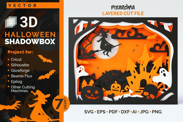 1 Halloween Shadowbox 3D Layered SVG Cut File Preview 1.jpg