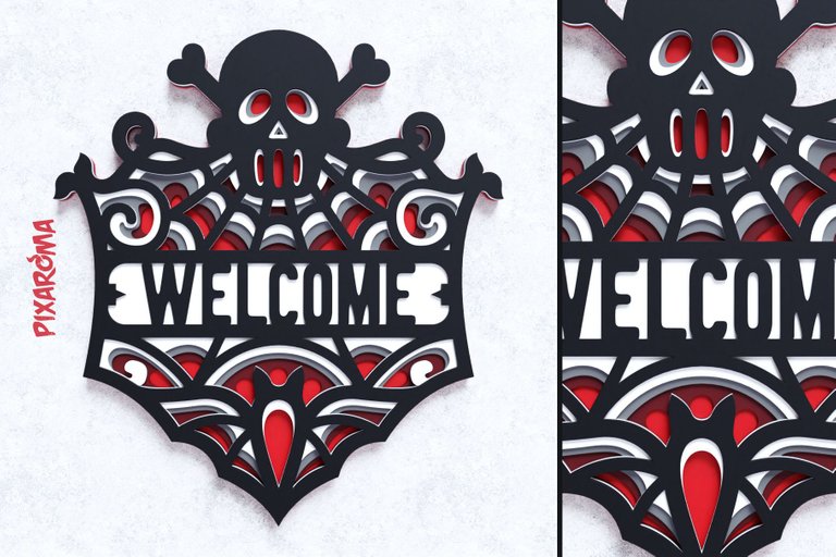8 Halloween Signs 3D Layered SVG Cut File Preview 3.jpg
