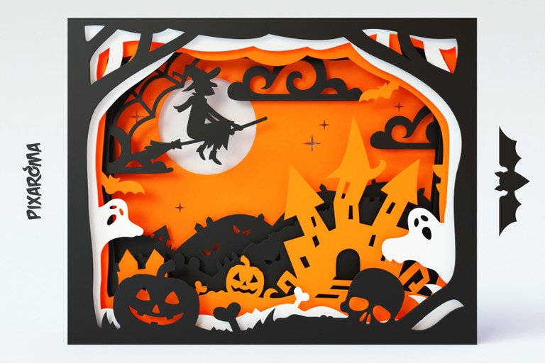 2 Halloween Shadowbox 3D Layered SVG Cut File Preview.jpg