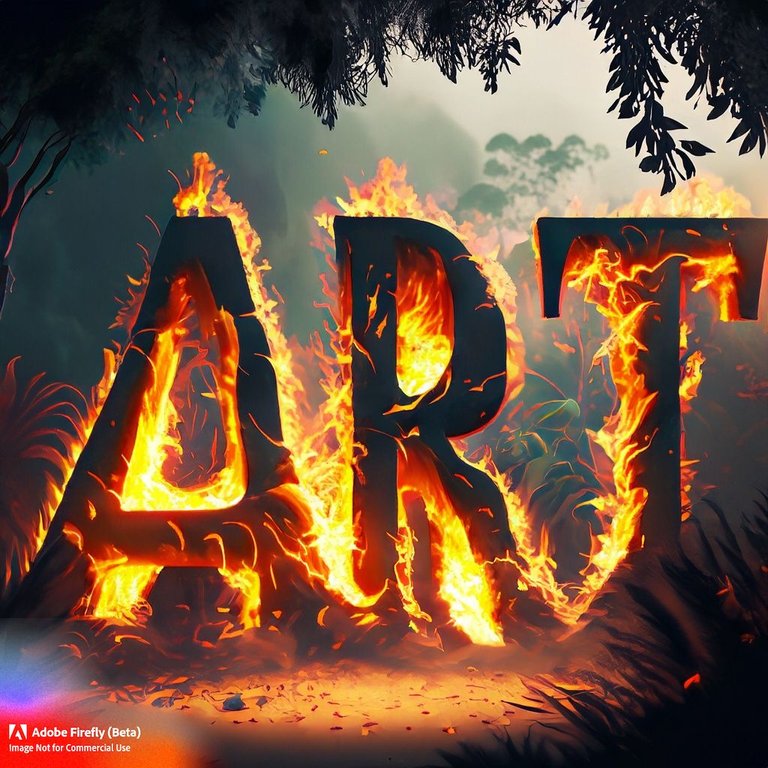 Firefly_The+word ART made from fire in a jungle in the night, Cinematic light, masterpiece_art_50836.jpg