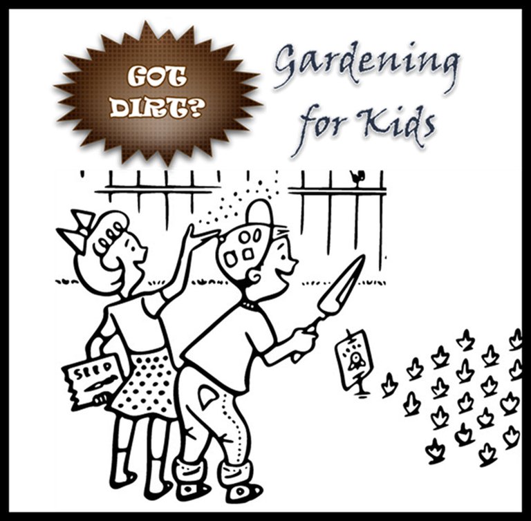 Got Dirt Gardening For Kids cartoon charaters kids gardening.jpg
