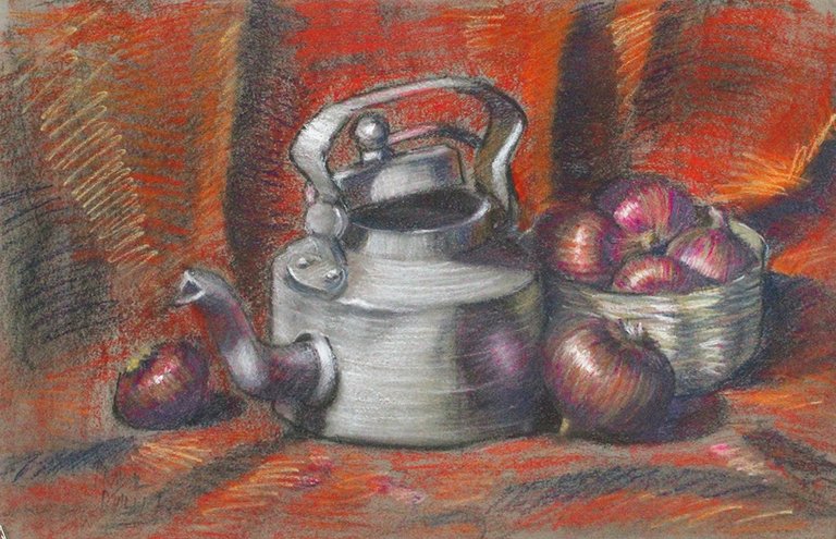 PastelStudy  Kettle and Onions.jpg