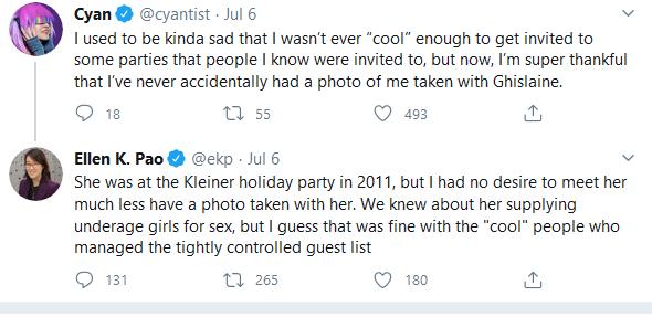 Screenshot_20200709 Ellen K Pao on Twitter cyantist She was at the Kleiner holiday party in 2011, but I had no desire to ....png