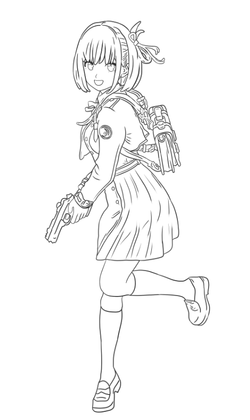 Chisato lineart.PNG