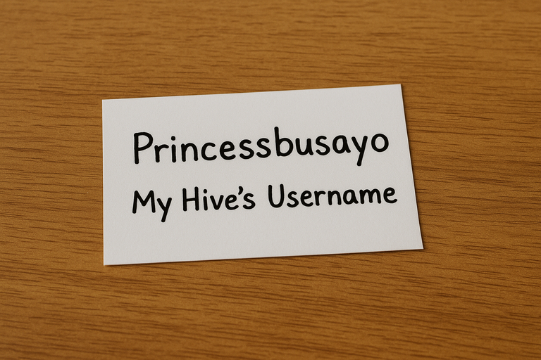 The Story Behind My Username on Hive