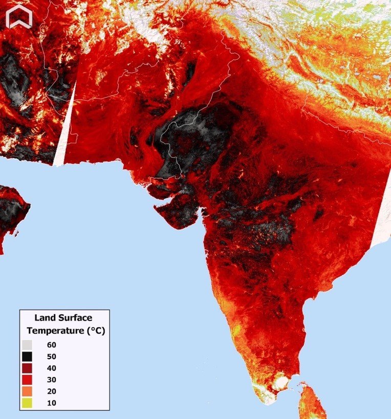 Satellite-derived land surface temperature in India and Pakistan.jpg