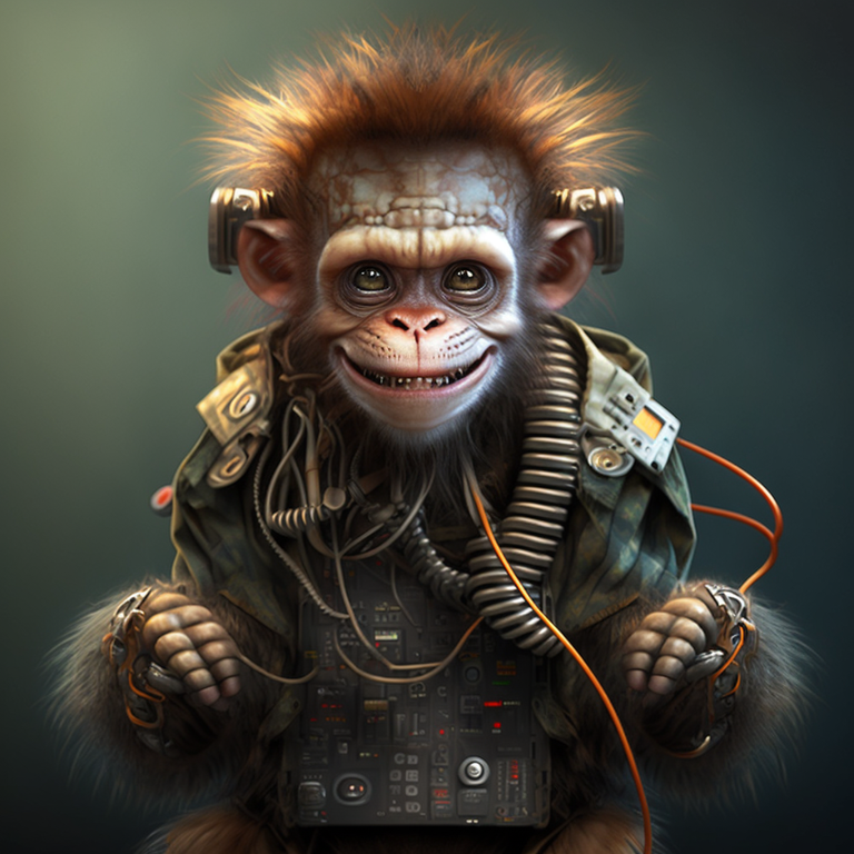 enfp99_Little_psychopathic_smiling_monkey_with_cybernetic_cloth_be78c5e5-ea07-4d27-9995-61e91998d08f.png