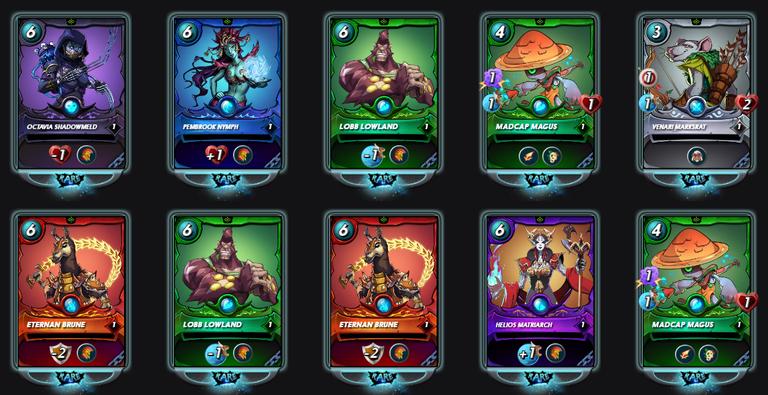 Splinterlands 10 Rare Draws today.