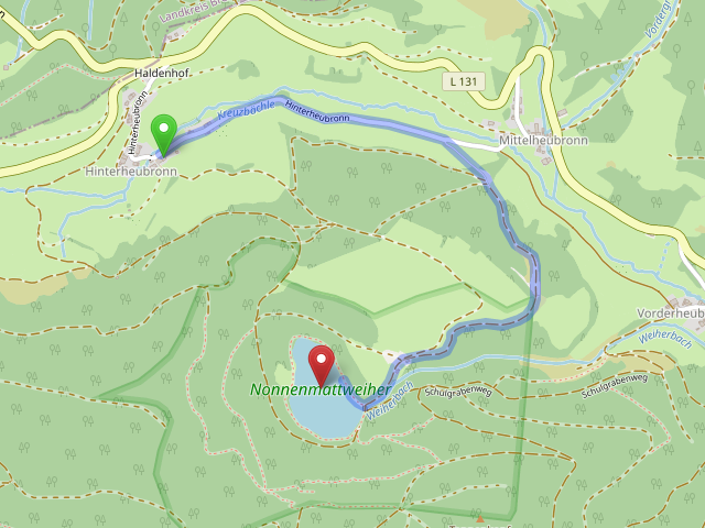 OpenStreetMap - Zum Nonnenmattweiher