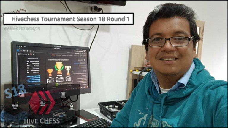 Retomando Torneos de Ajedrez: Hivechess Tournament Season 18 Round 1