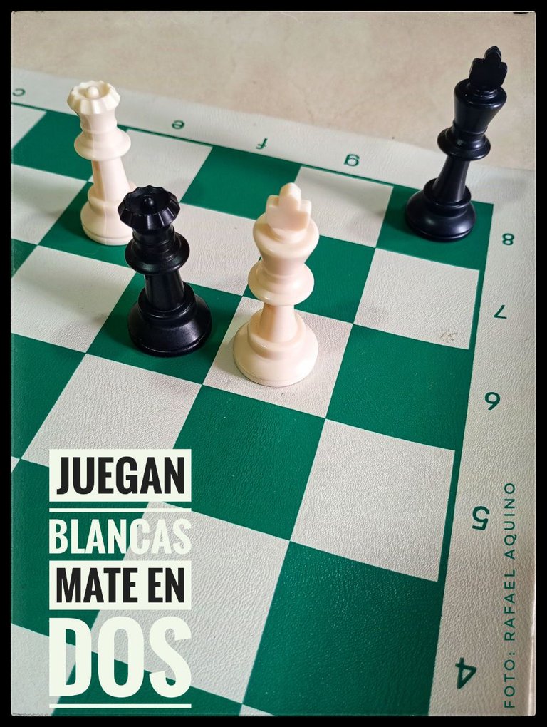 Ejercicios de Mate en Dos N31: Peón, Dama y Rey contra Rey