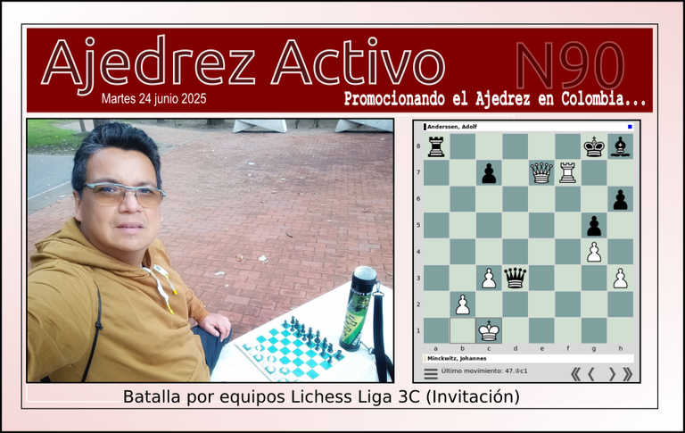 Batalla por equipos Lichess Liga 3C (Invitación) - Ejercicio de mate en uno - Agenda de torneos