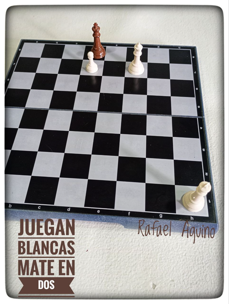 Ejercicios de Mate en Dos N33: Dama, Peón y Rey blanco contra Rey negro