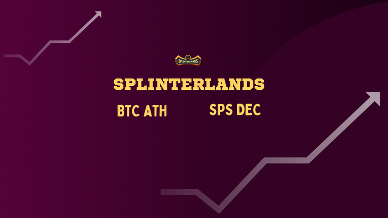 SPS, DEC, Splinterlands | BTC ATH