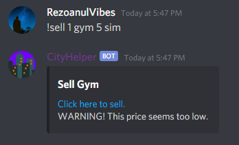 Warning message shows up when you sell at too low price.PNG