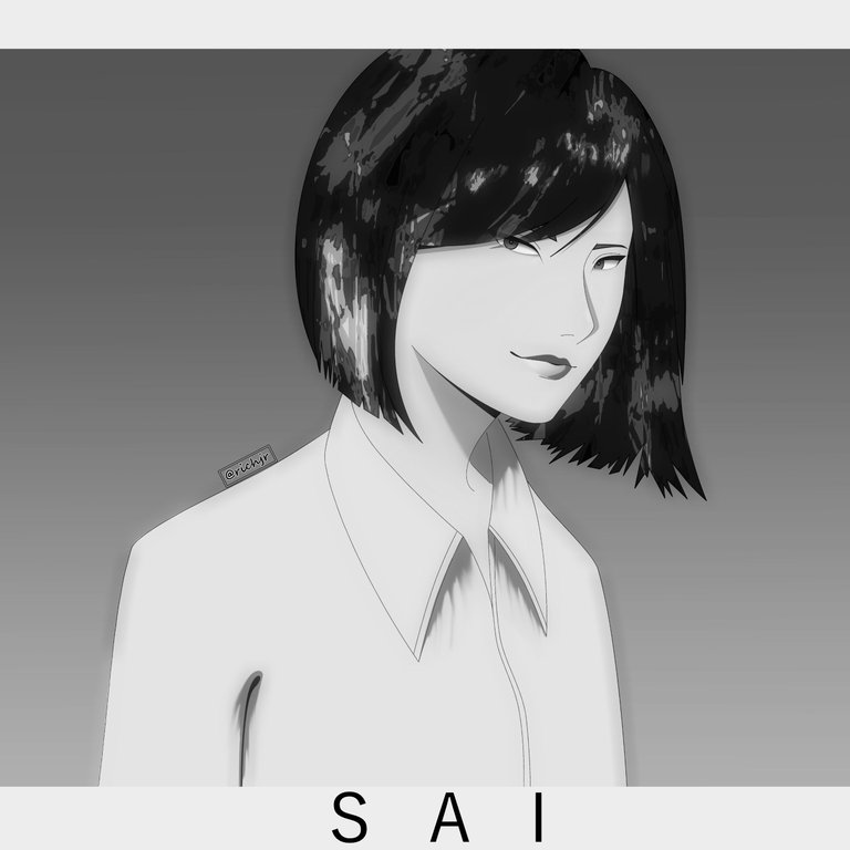 Sai (Fan Art) (Black and White).jpg