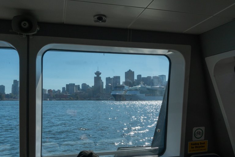 Seabus Views Downtown Bound