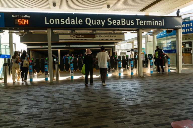 Seabus Terminal Entrance at Lonsdale