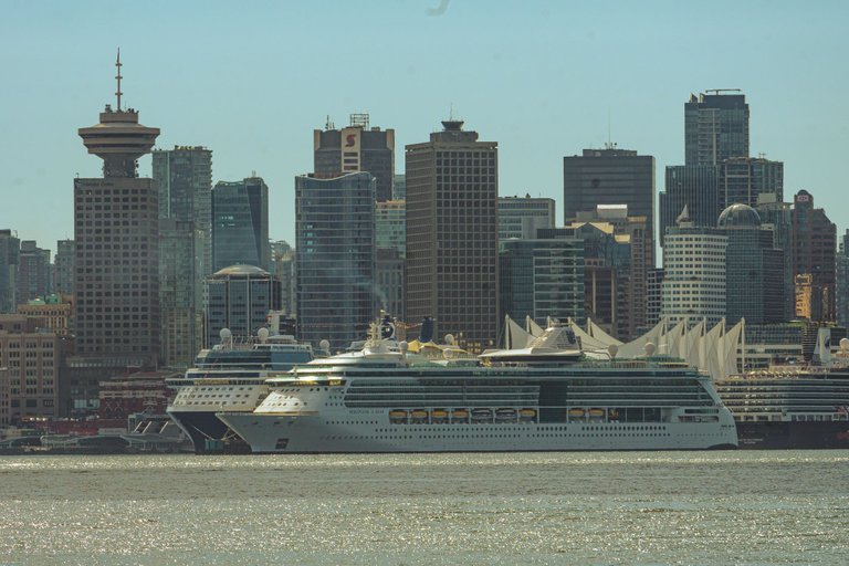 Downtown Vancouver from North Tele-photo shot