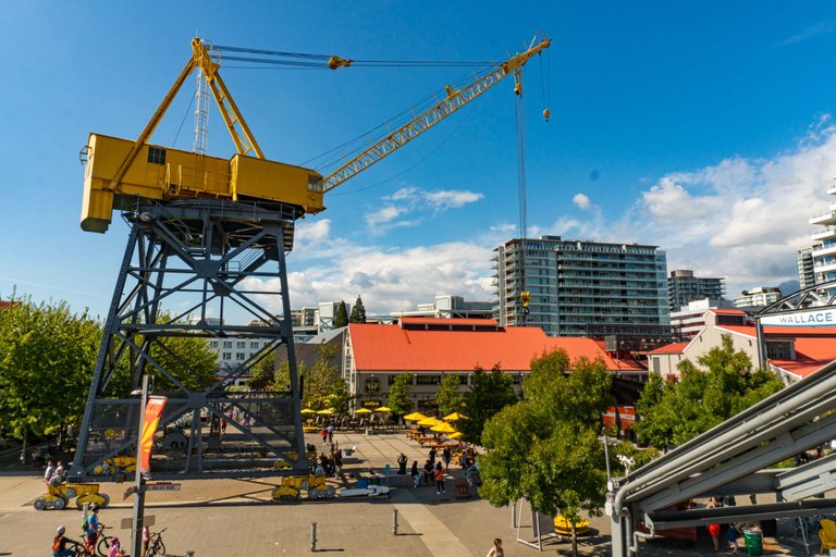 View of Wallace Shipyards Crane