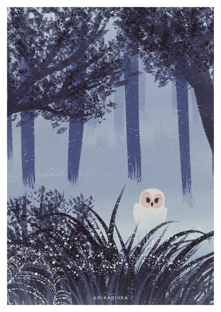 Fear is gone joy has come - Illustration "Welcome to the Forest"