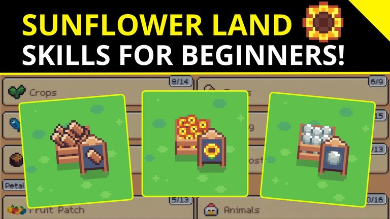 Sunflower Land 🌻 | What are The Best Skills for Beginners? [EN/PT]
