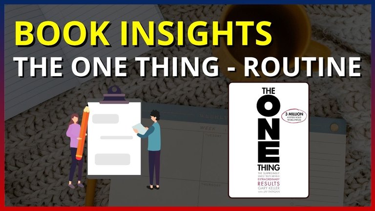 Book Insights 📙| The One Thing - Discipline is NOT Important!? [EN/PT]