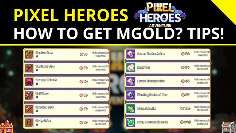 Pixel Heroes Adventure ⚔️| How to Get MGold and Diamond? Tips! [EN/PT]