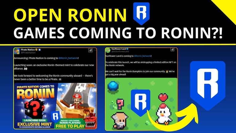 Open Ronin 🔵| Are Games moving to Ronin? #1 Web3 Gaming Blockchain?!