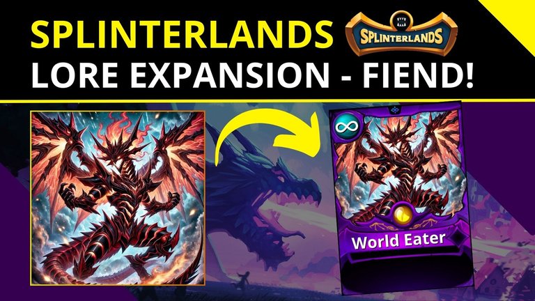 Splinterlands 🐉| Lore Expansion - Demon Dragon Fiend! [EN/PT]