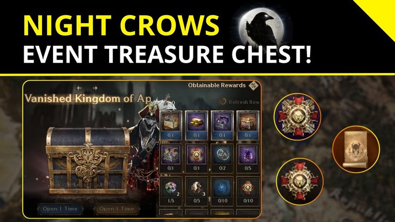 Night Crows 🌒| Treasure Chest Event - Amazing Rewards! [EN/PT]