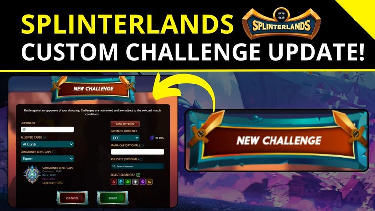 Splinterlands - Custom Challenge Update.jpg