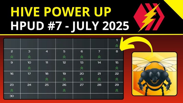 Hive PUD 🔴| The 7th Hive Power Up Day of the Year & HPUM! [EN/PT]