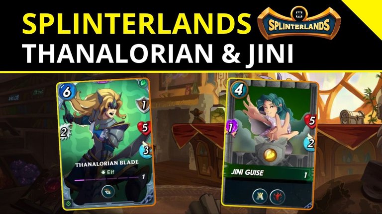 Splinterlands 🐉| Deck Upgrade - Thanalorian Blade & Jini Guise !