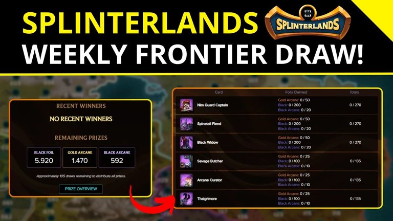 Splinterlands 🐉| Frontier Draw - Free Weekly Prizes!