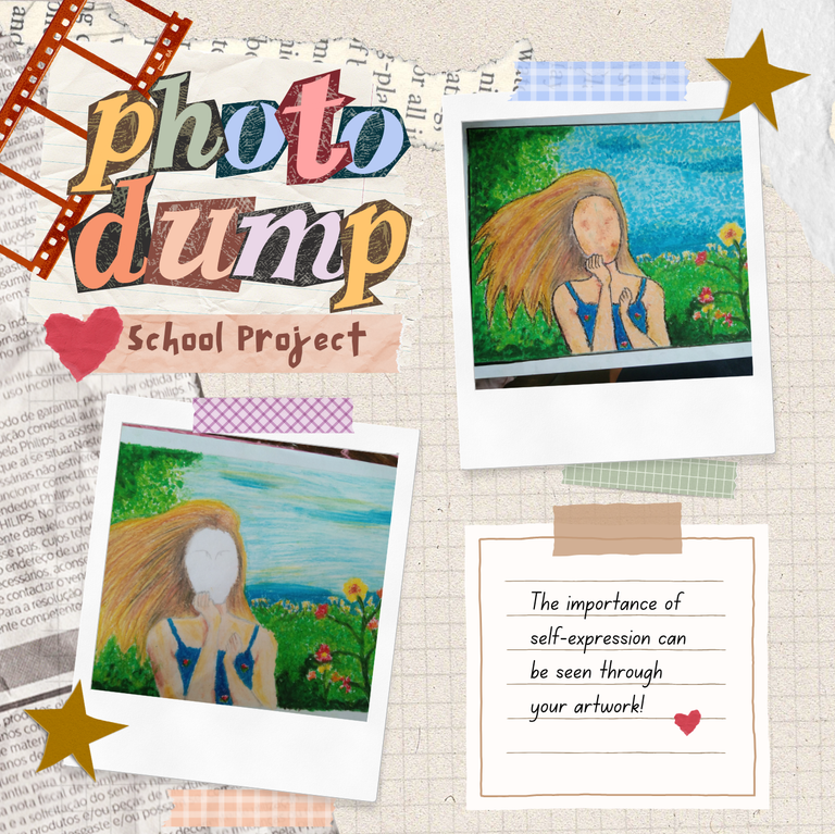 SCHOOL PROJECT #1: Creating an artwork for a school project