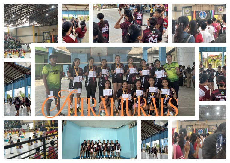 SRNHS INTRAMURALS: My first volleyball tournament experience here in San Remigio National High School