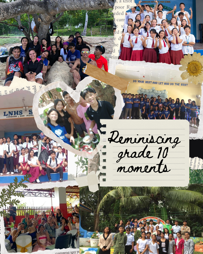 CORE MEMORIES- Reminiscing grade 10 moments