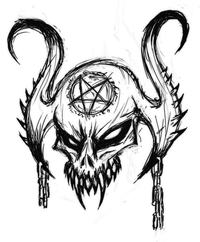 Satanic Skull by Mark-MrHiDE-Patten on DeviantArt.jpg