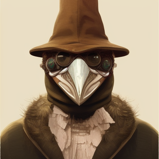 00005-2128714456-rpg! profile! portrait of humanoid bird on white background, beak, feathers, beautiful clothes, d _ d, plague doctor, intricate,.png