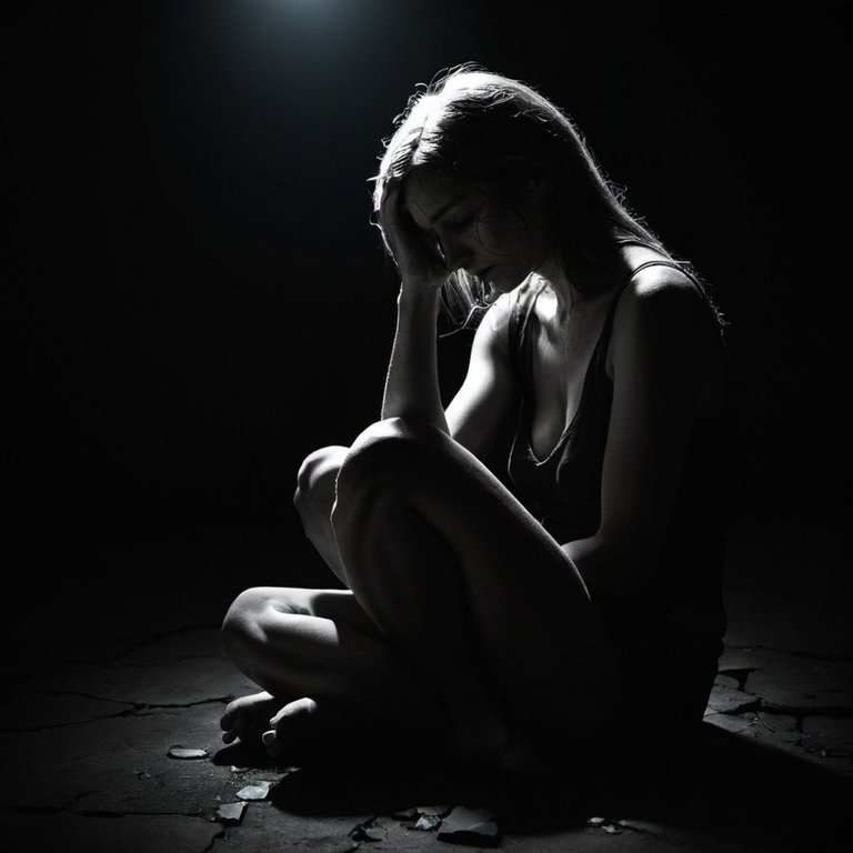 01-A Broken Woman Sitting in Darkness.jpg