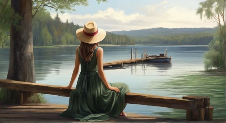 Default_River_forest_and_wharf_girl_in_hat_and_long_dress_sitt_0 (1).jpg